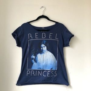 Star Wars princess Laya “rebel” tee